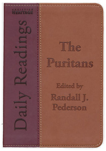 Daily Readings: The Puritans (burgundy book-on left of image)