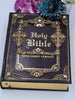 KJV Jeweled Family Bible Large Print ~Brown -Crystals and Pearls