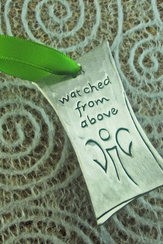 Watched From Above Bookmark in Pewter