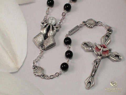 Dove of The Holy Spirit Silver Plated Rosary