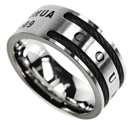 Cable Ring-Courage Joshua 1:9