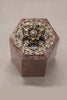 Tall Maltese Crystal Cross Soapstone Box