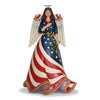Jim Shore Heartwood Creek Patriotic Angel Figurine