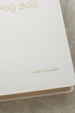 NAB First Communion Gift Bible-White