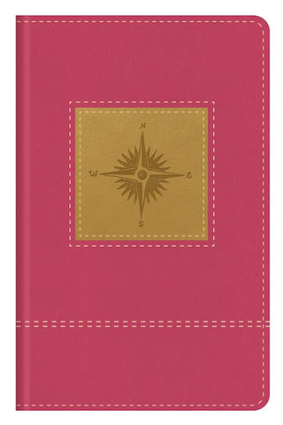 KJV Go-Anywhere Study Bible-Primrose Pink Compass Indexed LIMITED QUANTITIES AVAILABLE