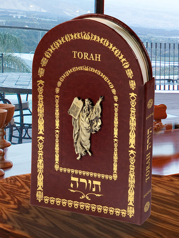 Illustrated Torah-Burgundy Bonded Leather