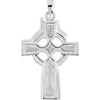 Sterling Silver Celtic Cross Pendant 28x20 MM