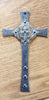 Baby Keepsake Brass Cross Blue