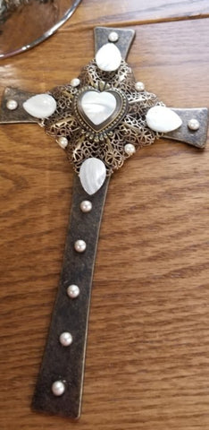 Wedding Keepsake Brass Cross