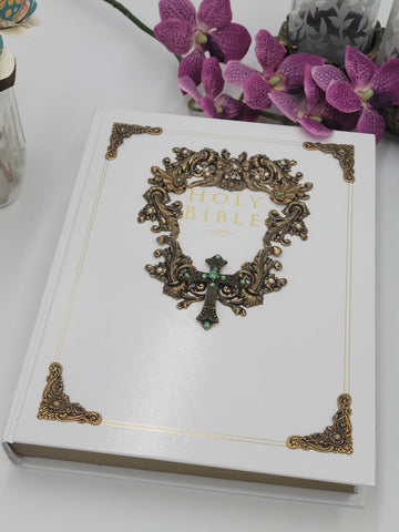 NIV Jeweled Heartfelt Family Keepsake Bible