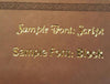 KJV Compact Bible, Large Print Brown w/magnetic flap Turning over a leaf
