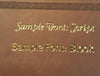 KJV Holy Bible-Brown LuxLeather with Filigree Border Indexed