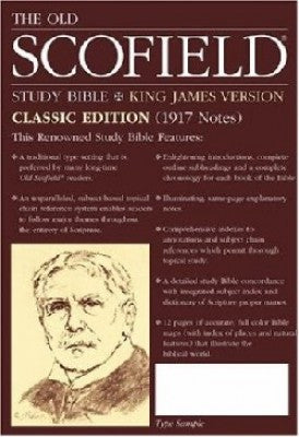 OLD SCOFIELD STUDY BIBLE CLASSIC EDITION, KJV, GENUINE LEATHER BURGUNDY THUMB-INDEXED