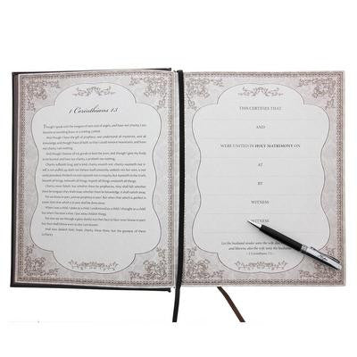 KJV Family Bible-White Faux Leather Hardcover