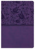 KJV Large Print Personal Size Reference Bible Purple LeatherTouch
