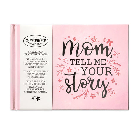 Mom, Tell Me Your Story Heirloom Memory Book - Pink