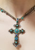 Desert Gypsy Jeweled Cross Pendant