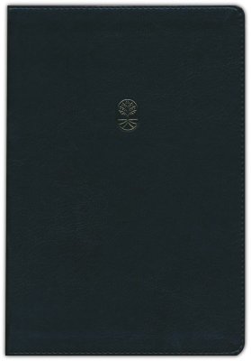 NKJV Encountering God Study Bible, Comfort Print--soft leather-look, black (indexed)