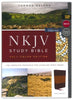 NKJV Study Bible, Full-Color, Comfort Print--soft leather-look, brown (indexed)