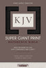 KJV Reference Bible Super Giant Print Black