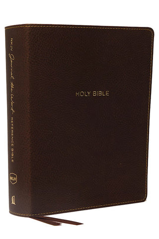 NKJV Comfort Print Journal the Word Reference Bible, Imitation Leather, Brown