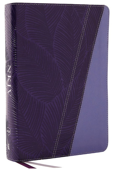 NKJV Study Bible, Full-Color, Comfort Print-soft leather-look, Purple Indexed