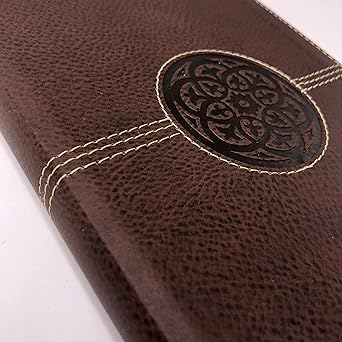 NRSV, Thinline Reference Bible, Leathersoft, Brown, Comfort Print Imitation Leather, Indexed