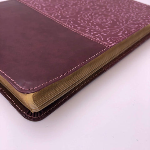 NRSV, Thinline Reference Bible, Leathersoft, Burgundy, Comfort Print Imitation Leather