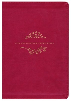 NIV Life Application Personal-Size Study Bible, Third Edition-soft leather-look, Berry Indexed