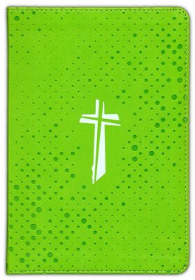 KJV The One-Minute KJV Bible for Kids [Neon Green Cross], Leather, imitation