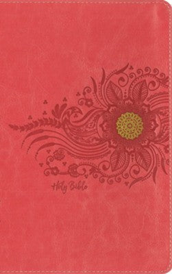 NIV Premium Gift Bible/Youth Edition (Comfort Print)-Coral Leathersoft