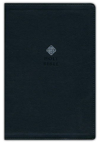 NIV Men's Devotional Bible/Large Print (Comfort Print)-Black Leathersoft