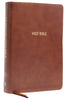 KJV Foundation Study Bible/Large Print (Comfort Print)-Brown Leathersoft Indexed