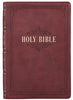 KJV Giant Print Full Size Bible-Burgundy LuxLeather Indexed