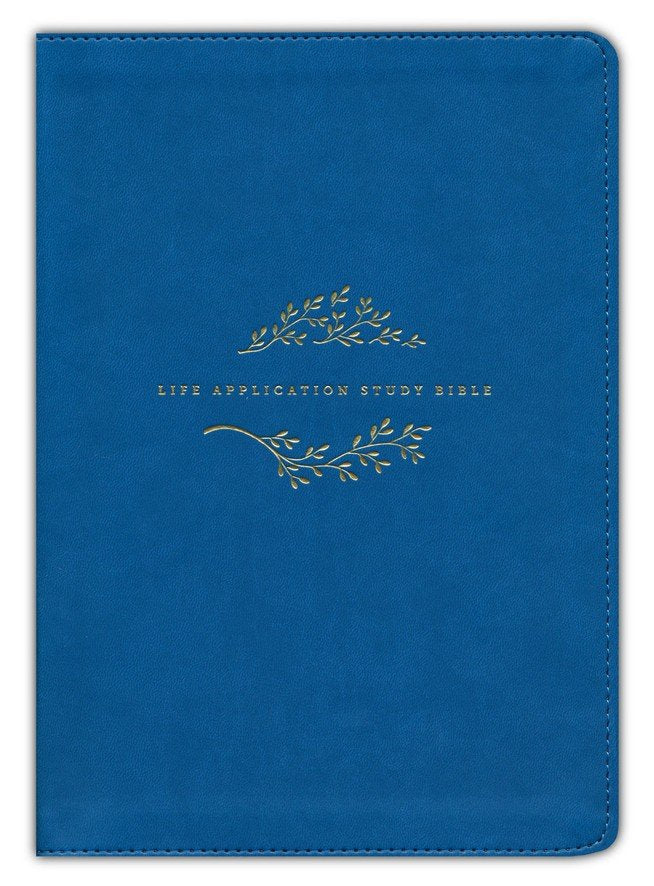 NKJV Life Application Study Bible Large Print Teal Bonded Leather Inde Nkjv life application study bible large print teal bonded leather inde