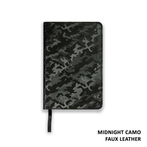 Legacy Standard Bible, Compact Edition, Paste-Down Midnight Camo Faux Leather (LSB)