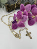 MARY'S MOTHERLY LOVE COLLECTION BLUE & GOLD ROSARY