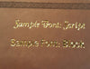 KJV Thinline Bible/Large Print (Comfort Print)-Chestnut Leathersoft Holy Bible
