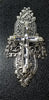 NIV Baguette Crystal Cross with Silver Cross Jeweled Bible Black
