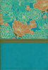 NIV Large Print Thinline Bible-Turquoise Floral