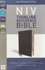 NIV Thinline Reference Bible Large Print Brown LeatherSoft