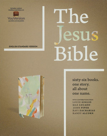 ESV The Jesus Bible, soft leather-look, multi-color/teal Indexed