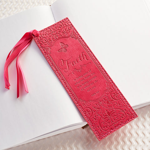 Faith Bookmark Pink