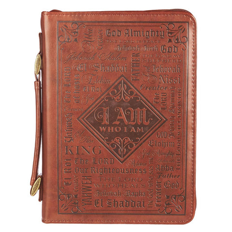 Names of God Bible Cover Brown