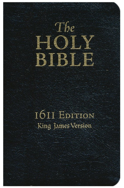 KJV 1611 Bible 400th Anniversary Edition, Black- Leather