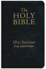 KJV 1611 Bible 400th Anniversary Edition, Black- Leather