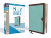 NIV Thinline Bible Turquoise/Chocolate