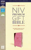 NIV Premium Gift Bible (Comfort Print) - Pink/Chocolate Leathersoft-Indexed or Non-Indexed