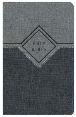 NIV Gift Bible Leathersoft Black and Grey Comfort Print