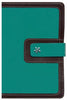 NIV Thinline Compact Bible-Turquoise/Chocolate Leathersoft